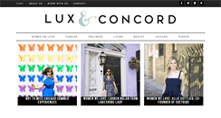 Desktop Screenshot of luxandconcord.com